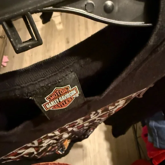 Harley Davidson Las Vegas skeleton bike black t-shirt size women’s XL - Picture 4 of 4